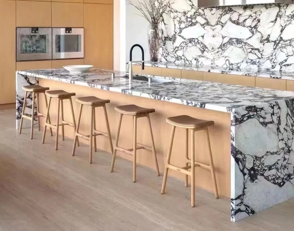 Calacatta Viola Marble Waterfall Countertops Calacatta Viola Marble Waterfall Countertops