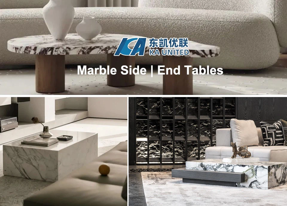 Natural Marble Low Plinth Tables