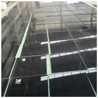 Gạch đá cẩm thạch Nero Marquina
