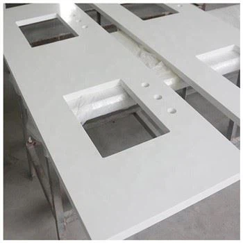 Phòng tắm thạch anh trắng tinh khiết Vanity Tops