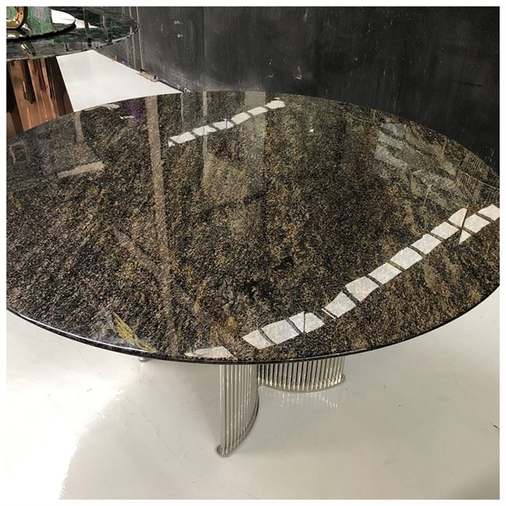 Black Matrix Granite Round Tables