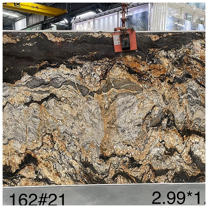 Nero Volcano Granite Polished Slab