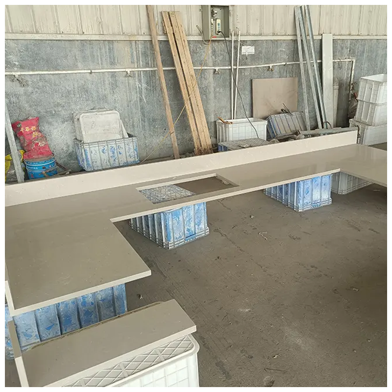 Cream Quartz Kitchen Countertops