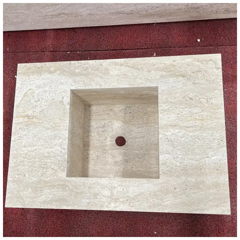 Chậu rửa tích hợp Ivory Travertine