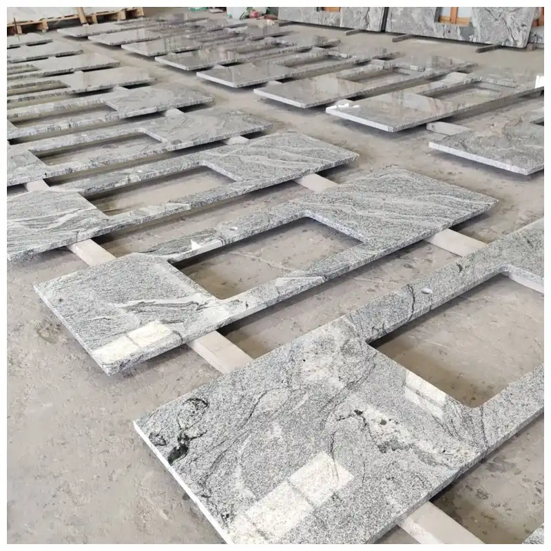 Mặt bàn đá granite trắng Viscont
