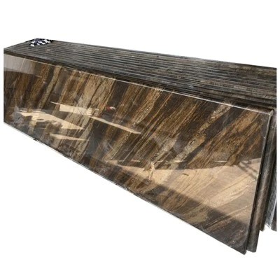 Mặt bàn đá granite màu nâu sẫm