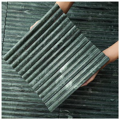 Gạch khảm bằng đá cẩm thạch màu xanh đậm