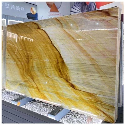 Đá thạch anh Giallo Macaubas