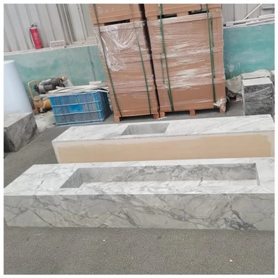 Chậu tích hợp thạch anh siêu trắng